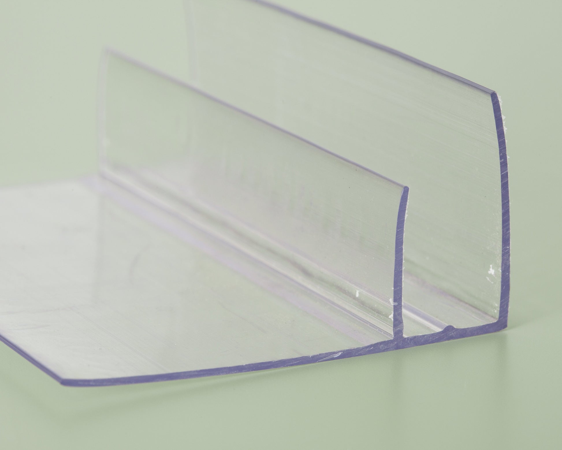 16mm Polycarbonate Side Cap (F Channel)