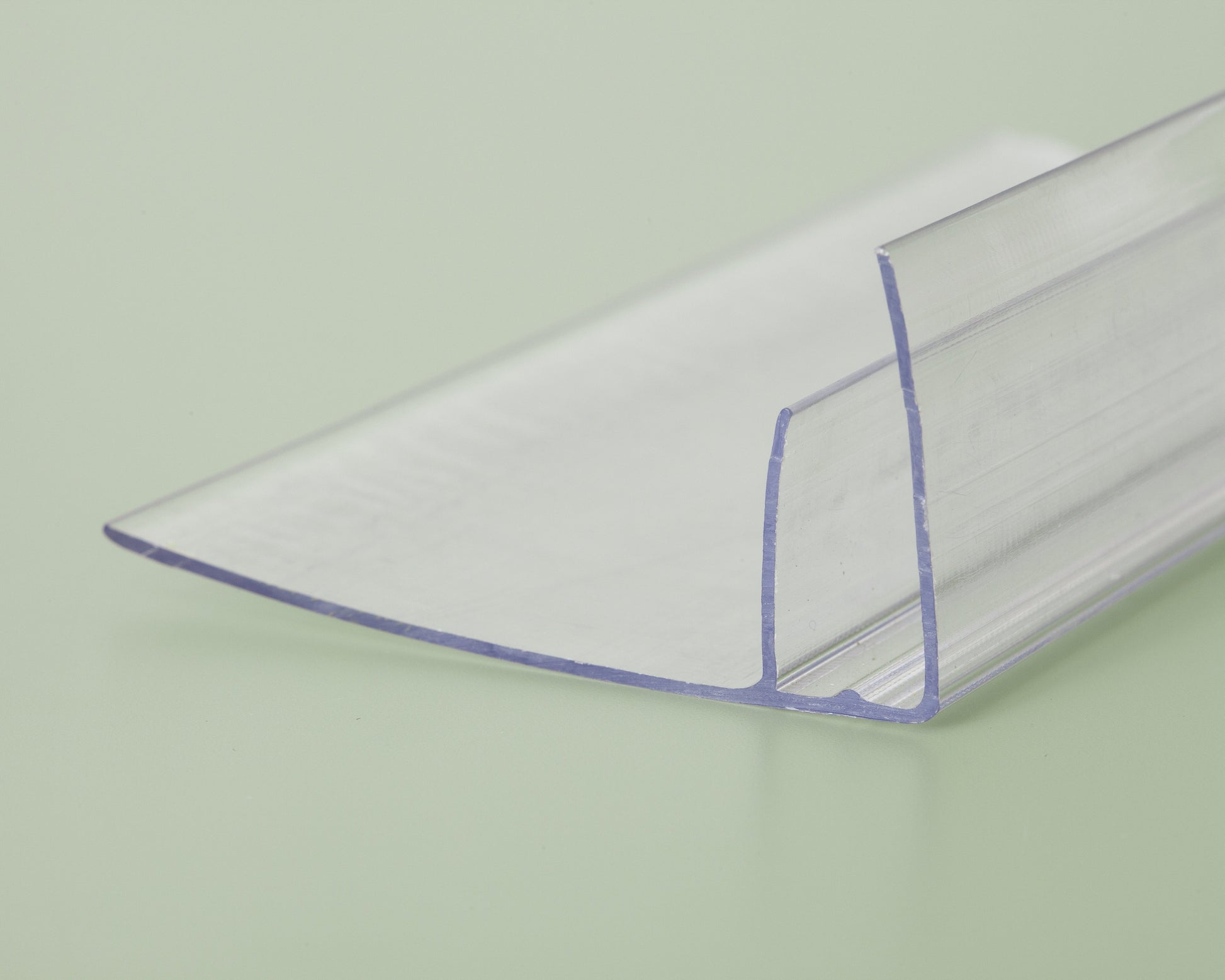 8-10mm Polycarbonate Side Cap (F Channel)